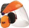 ASSEMBLED BROWGUARD  CLEAR VISOR  ADDER EARMUFF