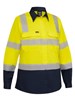BISLEY WOMENS TAPED BIOMOTION HI VIS COOL LIGHTWEIGHT VENTED SHIRT