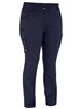 BISLEY WOMENS FLX  MOVE STRETCH CANVAS ELASTIC WAIST CARGO PANTS