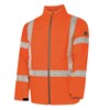 BOOL HI VIS FR SOFTSHELL JACKET WITH SEGMENTED FR TAPE