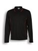 BOCINI STITCH FEATURE ESSENTIALS UNISEX ADULTS LONG SLEEVE POLO