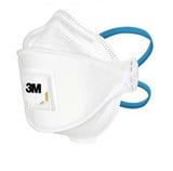 3M 9322 MASK WVALVE BOX 10