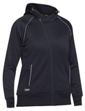 BISLEY WOMENS FLEECE ZIP FRONT HOODIE WITH SHERPA LINING