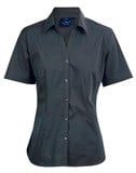 BENCHMARK LADIES TEFLON EXECUTIVE SHORT SLEEVE SHIRT