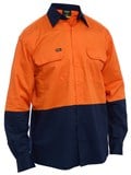 BISLEY HI VIS COOL LIGHTWEIGHT DRILL SHIRT