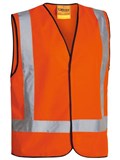 BISLEY TAPED X BACK HI VIS VEST
