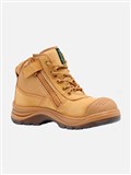 KING GEE WOMENS TRADIE STEEK TOE ZIP SIDED SAFETY BOOT
