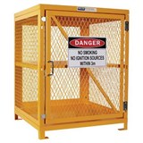 AEROSOL STORAGE CAGE 2 STORAGE LEVELS UP TO 200 CANS COMES FLAT PACKED  ASSEMBLY REQUIRED