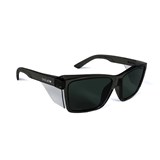 BOLLE STKS 420 PLATINUM SAFETY GLASSES SMOKE LENS WITH BLACK GLOSS FRAME
