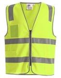 AIW UNISEX HI VIS TAPED SAFETY VEST